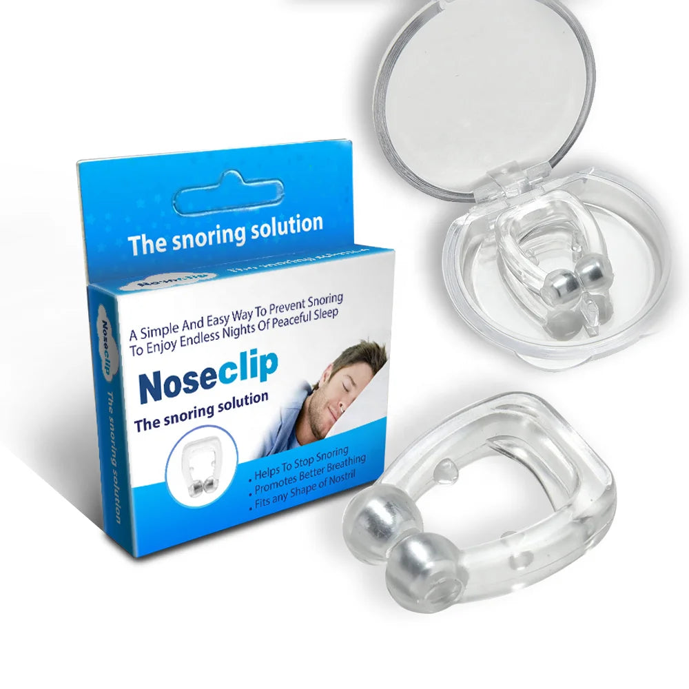 Wholesale Snoring Device Silicone Magnetic Prevent Snore Nose Clip Portable Snore Mini Stopper