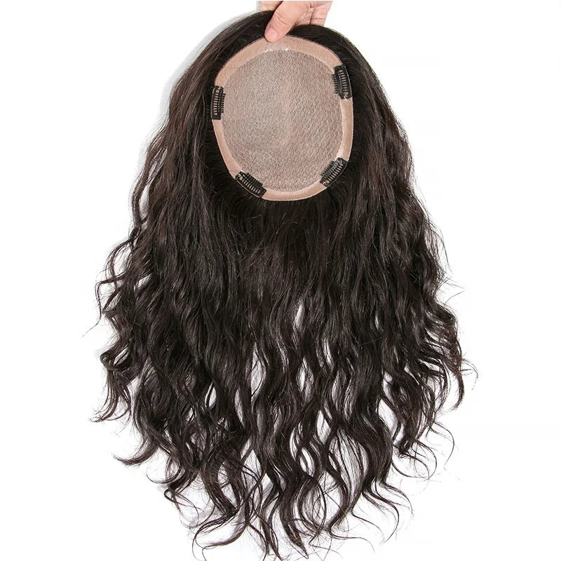 LLBeauty HQ Silk Base Toupee Top Replacement Block Ladies Cover Loss Women Hair Extensions Curly Hot Supplier