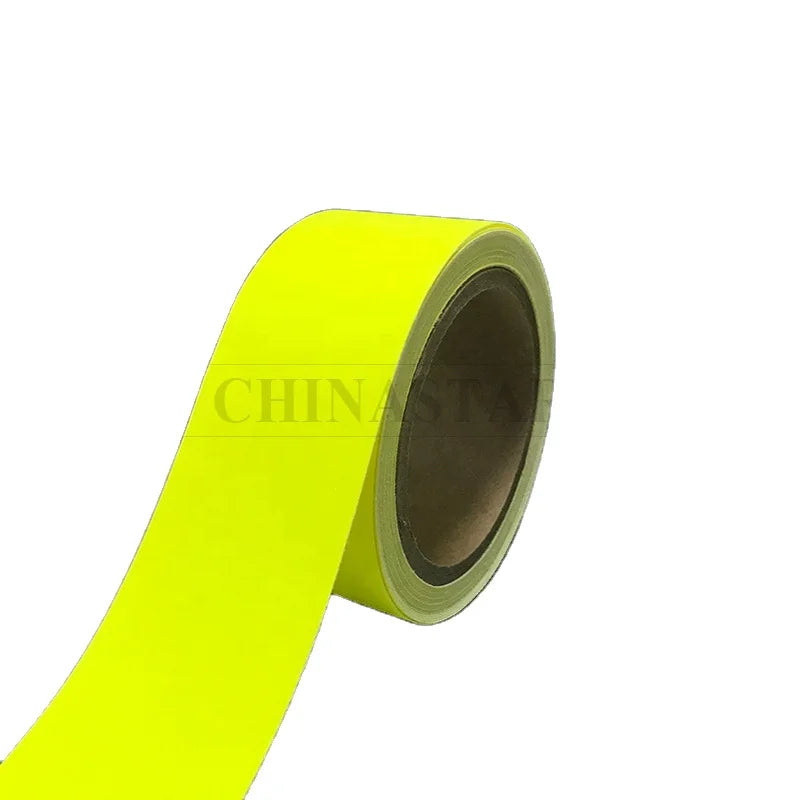 Customized Width 100% Cotton FR Treated Flame Retardant Yellow Reflective Tape for Hi-vis Safety Vest