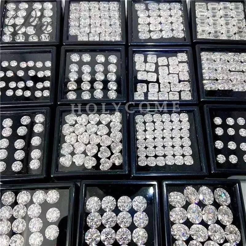 2023 HOT SALE Super White Color Round Moissanite Wholesale Price GRA Certificate  Loose  Moissanite