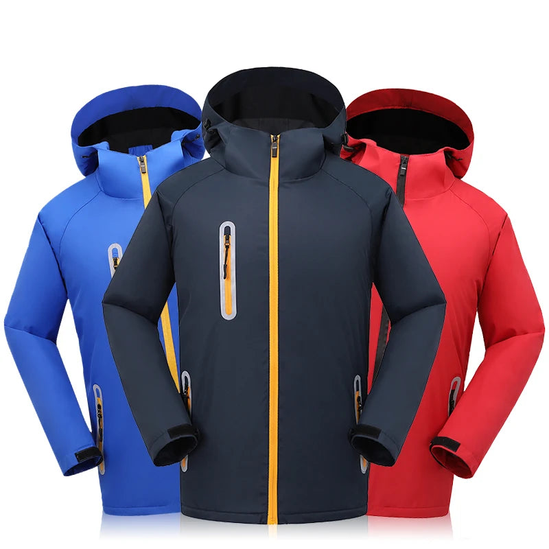 Hot Sale Cheap Thick Winter Jackets Within Fleece Inner Men's Plus Size Sport Out Door Winter Jackets Windproof