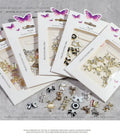 Manicure Bear Bow Chain Accessories Alloy Japanese Manicure Aurora Butterfly Love Jewelry Charm