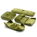 Wholesale Luxury Necklace Bracelet Earring Ring Packaging Jewellery Set Box Custom logo Premium Velvet Green Jewelry Box