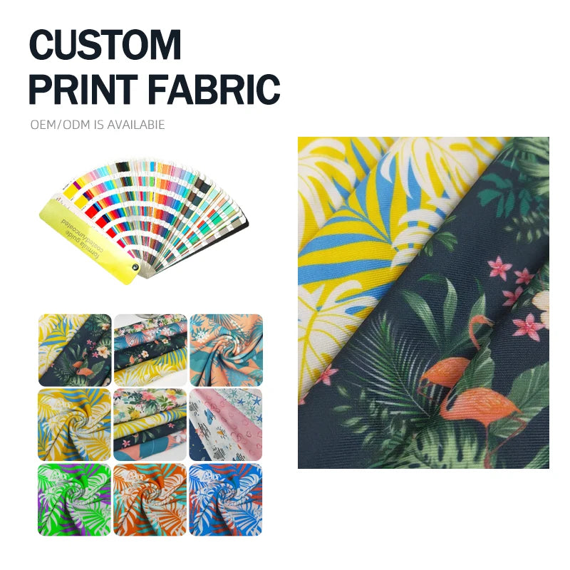 Hot Selling Custom Designs Nylon Spandex Digital Printing Swimsuit Fabric for Swim Wear