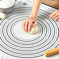 Mat Dough Silicon Baking Silicone Pastry Rolling Dough Mat With Measurement Baking Silicone Dough Pastry Mat