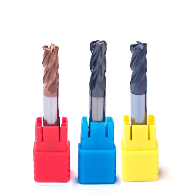 Carbide 4 Flutes High Strength Corner Radius End Mills for Machine Tool for Sale