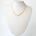 8mm Freshwater Pearl White Fresh Water Pearl Necklace  Pearl  14k Gold with Pendant Necklace