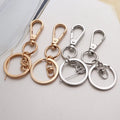 Wholesale Hot Selling Customize logo Color Metal in Stock Metal Snap Hook Split Key Ring for Handbag Hardware