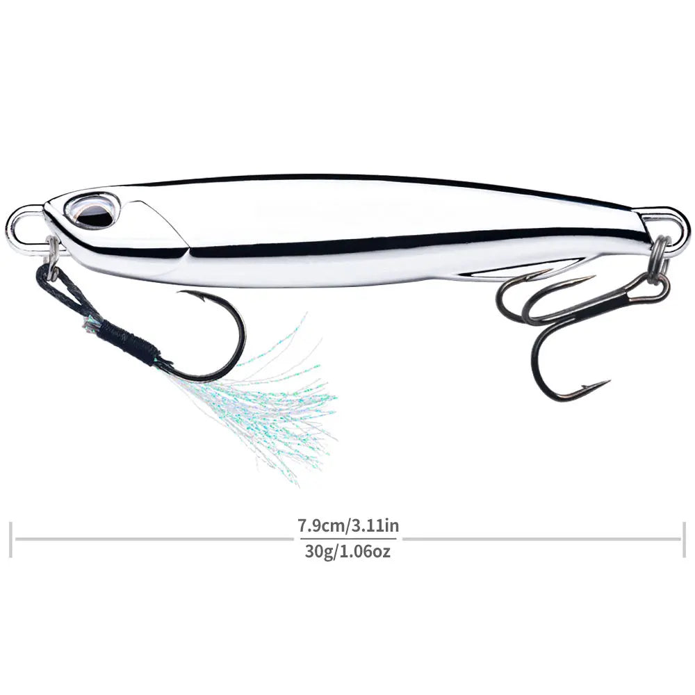 Jigbait Lure Newup 40g 30g 20g Shore Casting Slow Pitch Jigging Fishing Metal Jig Lead Jigging River Lake Fishing Lure
