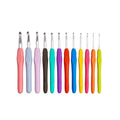 Special Offer TPR Rubber Handle Crochet Hooks Silicone Handle Knitting Needles