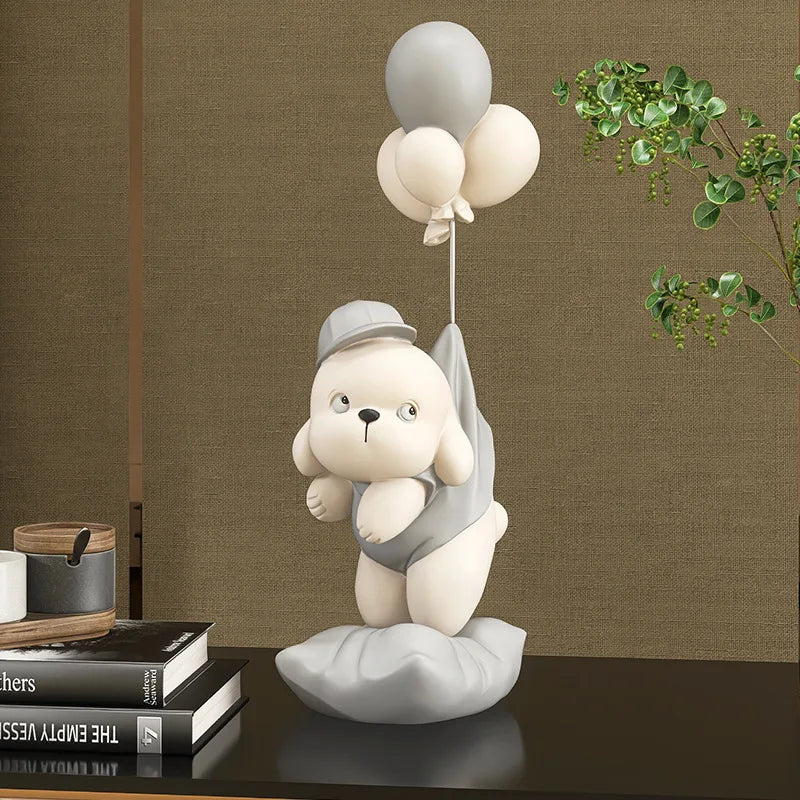 Balloon Dog Living Room Ornaments Home Accessories Desktop Resin Crafts Housewarming New Home Gift Balloon Dog Sculpture