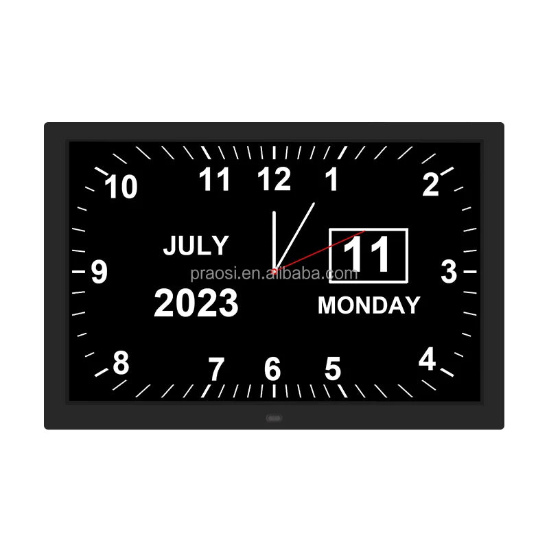 Pros 15 Inch Dementia Clock Alarms Medication Reminders Digital Calendar Day Clock Extra Large Display Memory Loss Alzheimer's