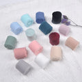 Free Sample Custom Printed Ribbon Handmade Raw Edge Chiffon Ribbon Frayed for Gift Wrap Flowers