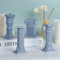 Early Riser Best Sellers Roman Pillar Mold Scented Candles Silicone Mold DIY Home Decor Ornament Mouldings Cake Tools