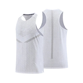 Custom Quick Dry Athletic Vest Fitness Bodybuilding Mesh Tank Tops