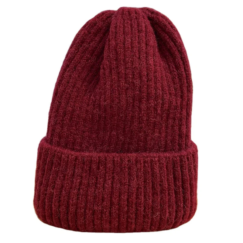New Design Fashion Custom Crochet Knitted Women Men Distressed Beanie Thick Winter Hat