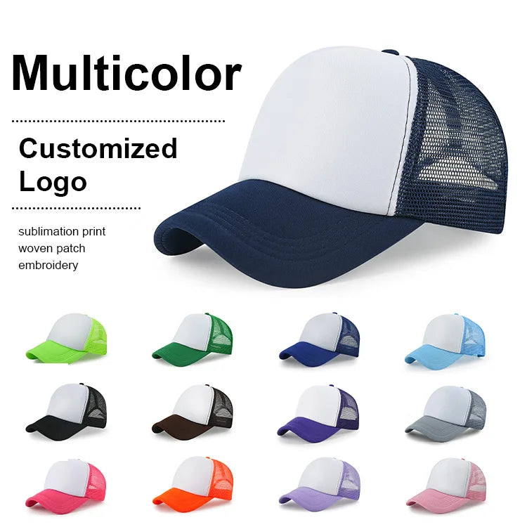 High Quality Fashion Unisex Breathable Waterproof Mesh Sport Outdoor Beach Hip Hop Trucker Hat Cap
