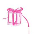 Cheap Price Custom logo Plastic PVC Box Acetate Plastic PET Box square 6*6*6cm Plastic Gift Package