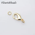 18K Real Gold Plated Lobster Clasp with Solder Wire for Bracelet Necklace Making Findings