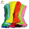 Custom Macrame Cord Braided Rope Waterproof Polyester Para Cord for Outdoor Camping Bags & Garments Coated Finish