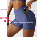 GC Pocket Yoga Shorts Leggins Para Mujer Gym Women Shorts With Pocket Yoga Leggings With Pockets for Women