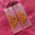 Waterproof 3D Raised logo Transparent Silicone Rubber Hangtagclear Clothing Rubber Swing Tag for Garment
