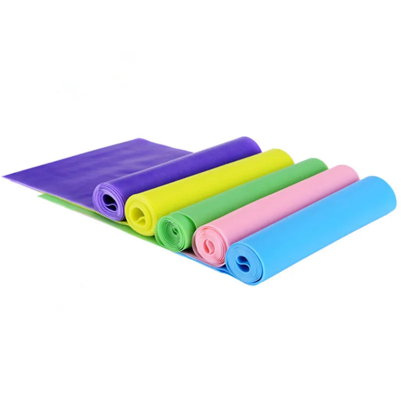 Fitness Training TPE Resistance Bands-Ecofriendly Non-Slip Waterproof 0.035cm Thickness for Yoga Pilates Exercise