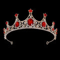 Hot Elegant Bridal Accessories Antique Black Crystal Diamond Bridal Crown Hair Tiara Jewelry for Women