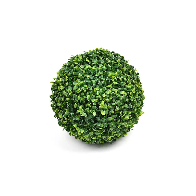 S Faux Plants Home Decor Artificial Grass Ball Wedding Decoration Plastic Eucalyptus Fake Plant Round Green Grass Ball for Store MegaBDM