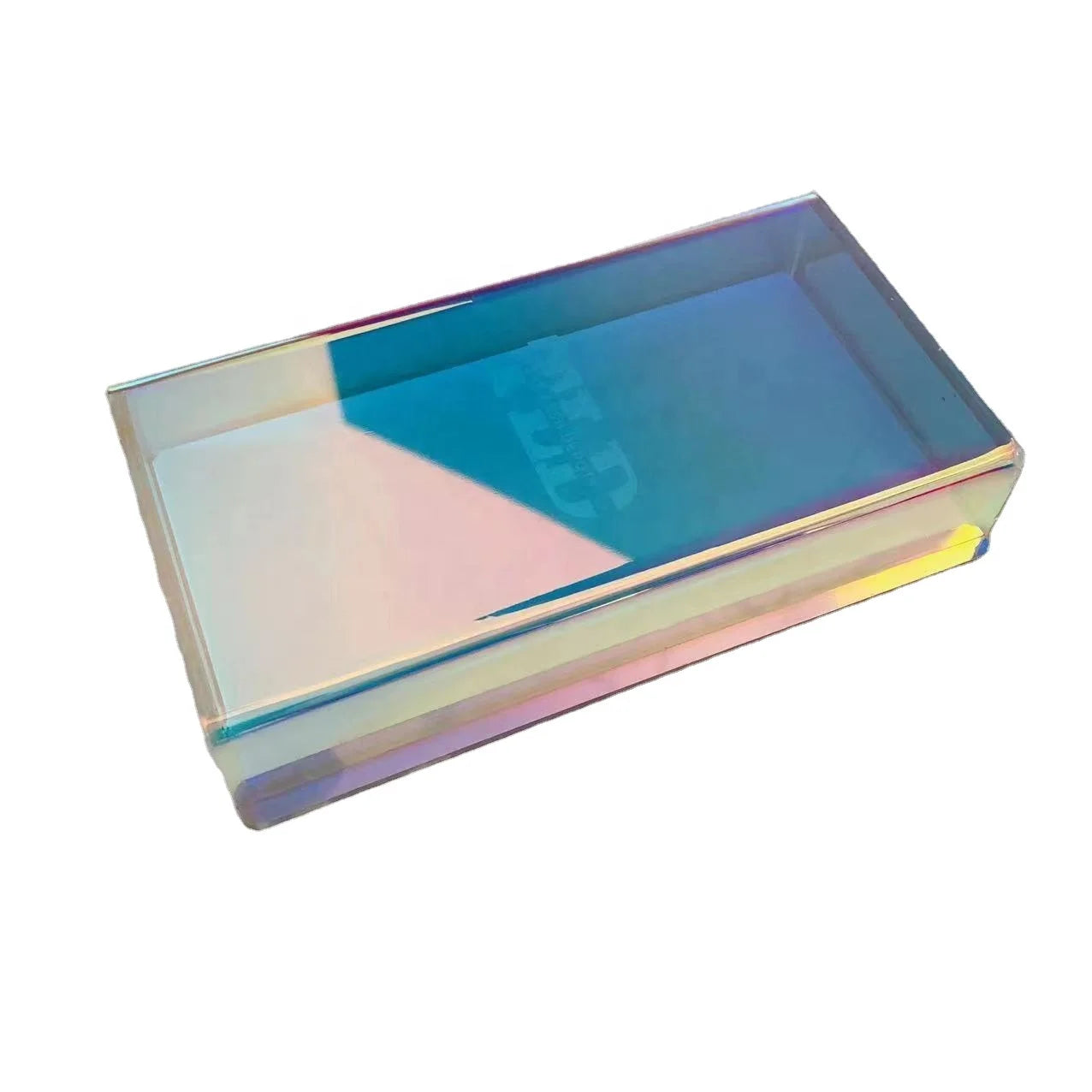 Rainbow Color Acrylic Lash Tile for Lucite Single Eyelash Box