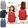 Factory Manufacturer Direct 15.6 Inch Laptop Softback Business Oxford Waterproof Anti-theft With USB Charge Port Backpack