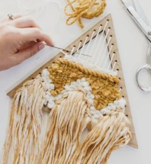 DIY Braided Board Three Piece Set Wooden Triangle Knitting Tool Weaving Loom
