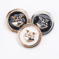 Cheap Price Alloy Pirate Pattern Dripping Oil Sewing Buttons Hand-stitched Garment Button for Coat Shirt Accessories Decoration