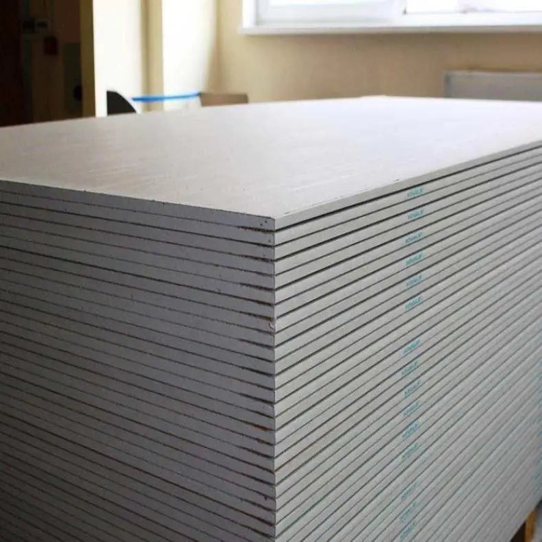 Customized Fire Resistant Gypsum Board 1220X2440Mm 5/8 Inch Drywall Non-Combustible Gypsum Core Plasterboards