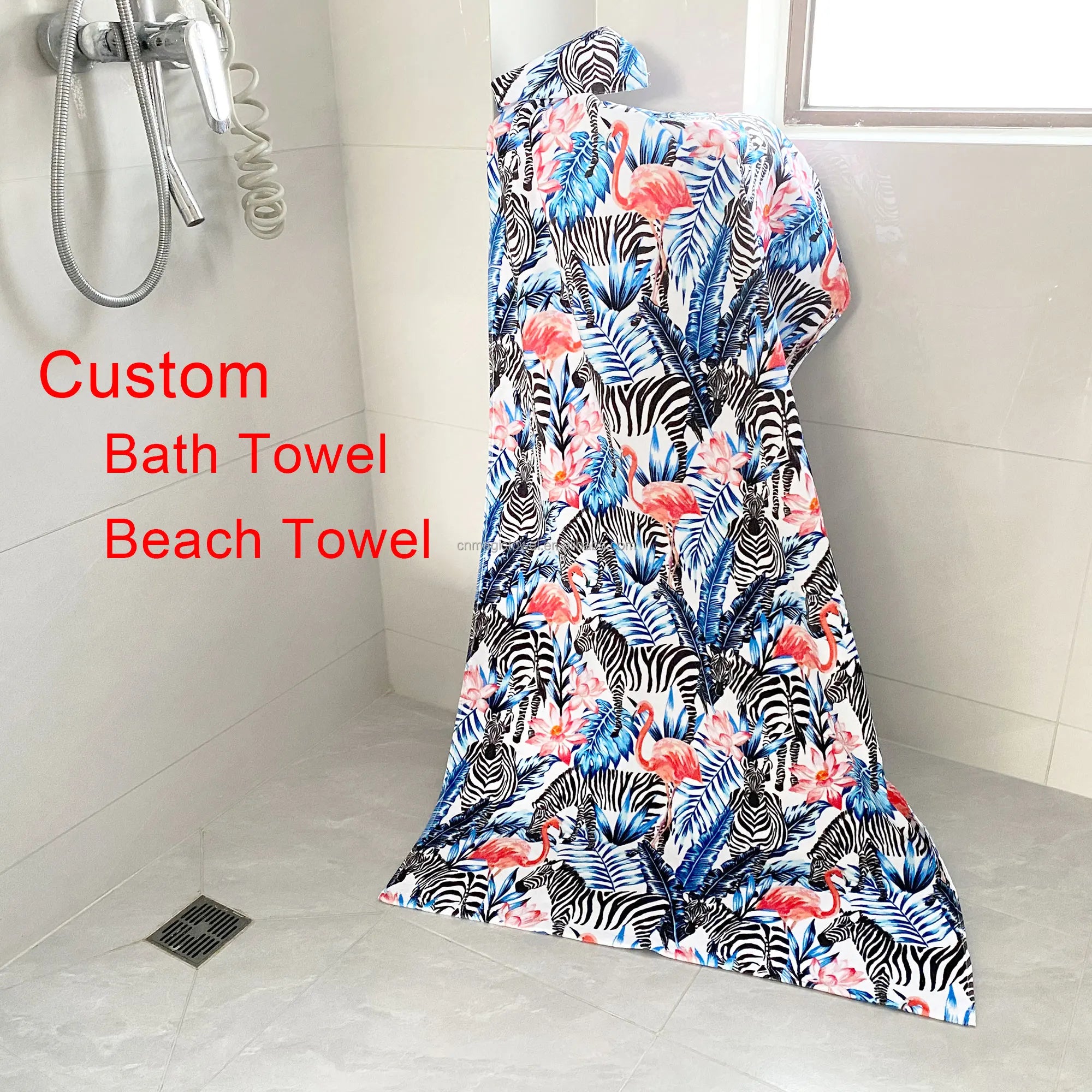 Factory Low Price Summer extra Large Towel Luxury High Quality Sand Free Custom Name Print Cotton Beach Towel Custom logo