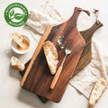 Wholesale CNGLEE Eco-Friendly Acacia Wood Customizable Chopping Cutting Board Handle Rectangle Shape Kitchen All-Season Home