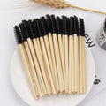 Makeup Mascara Disposable Bamboo Rod Lash Extension Wand Tools Nylon Eyelash Brush Eyebrow Brush Mini Makeup Brush