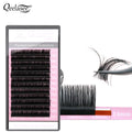 Lash Individual Mink Lashes 0.02mm Thickness B C CC D DD Curl Eyelash Extensions Wholesale Matte Black Eyelash