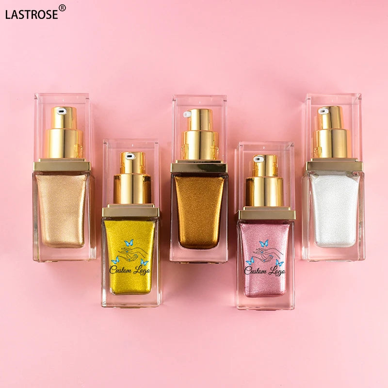 New Arrival Private Label Long Lasting Liquid Highlighter Both Face Body Highlighter Makeup