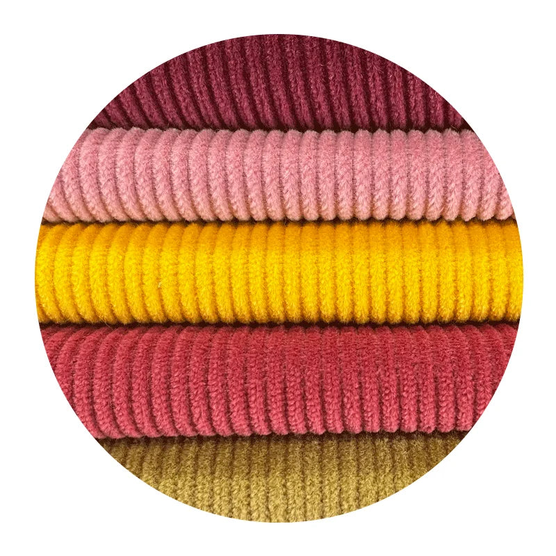 Bonded 8W 100% Pure Cotton Corduroy Fabric for Men's and Women's Clothing