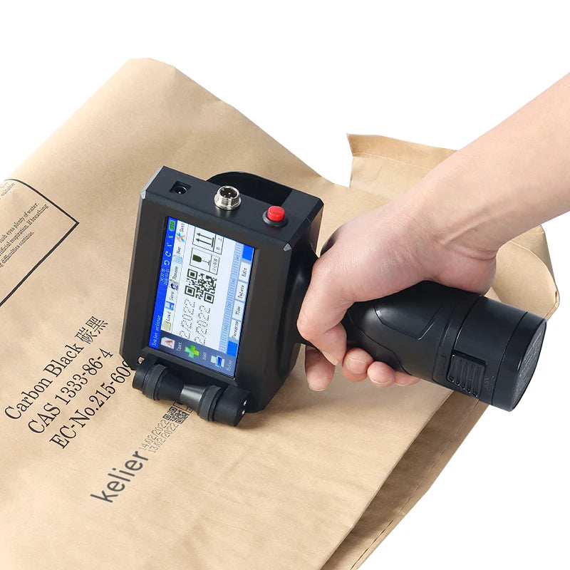 Kelier Expire Date Coding Machine Portable Handheld Bottle Number QR Bar Thermal Inkjet Printer