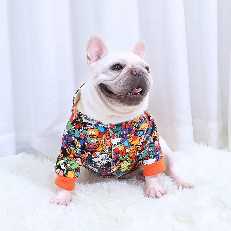 Fashion Pet Clothing with Cashmere Hoodie Warm Dog Clothing Pet Jackets