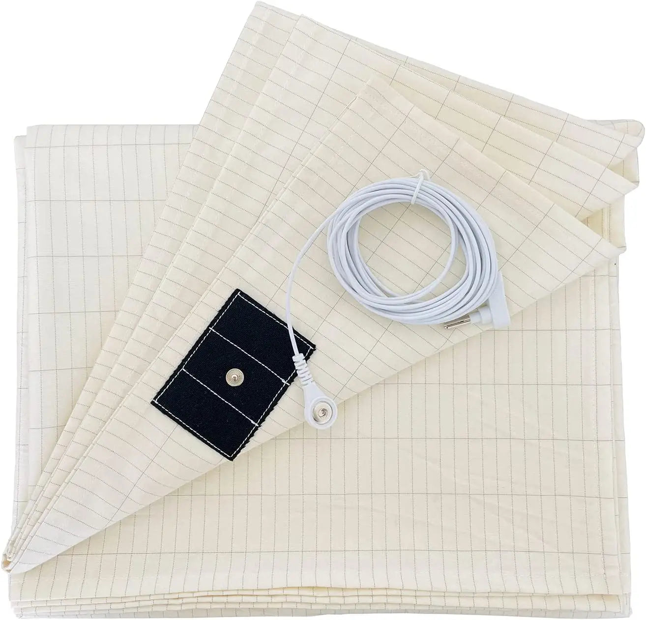 Earthing Harmony Grounding Sheet and Grounding Fitted Sheet  Organic Cotton Grounding BedSheet  Grounding Bed Sheet