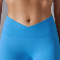 2XL Plus Size Seamless Scrunch Butt Yoga Legging V Waist Gym Compression Athletic Legging Custom Logo
