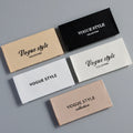 Wholesale Luxury Satin Women Clothing Label Printed Clothes Label