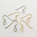 Big Loop DIY Jewellery Making Earing Hooks Findings Blank Fish Surgical Hypoallergenic Earring Hooks Stainless Steel