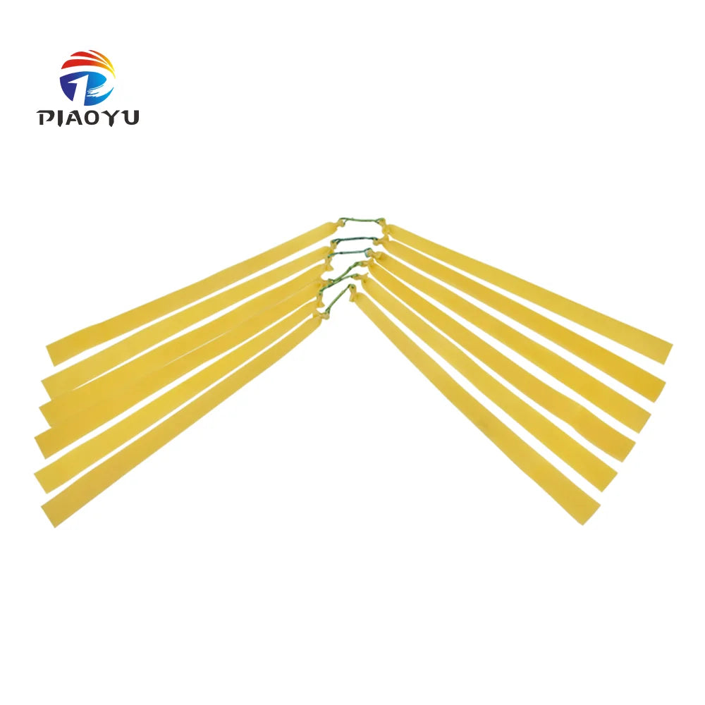 PIAO YU Plain Flat Leather Fish Shooting Rubber Band Slingshot Accessories Shooting Hunting Slingshot Accessories MegaBDM