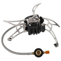 GSD Outdoor Camping Stoves With Gas Tank Ultralight Portable Backpacking Gas Stove With Piezo Ignition