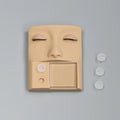 LashPlus Custom logo Lash Pallet Glue Tile Replacement Eyelids Mannequin Head for Lash Extensions