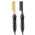 Bling Hot Comb Bling Black Hot Comb Electric Straightening Pink Hot Comb Private Label Hair Styling Tools